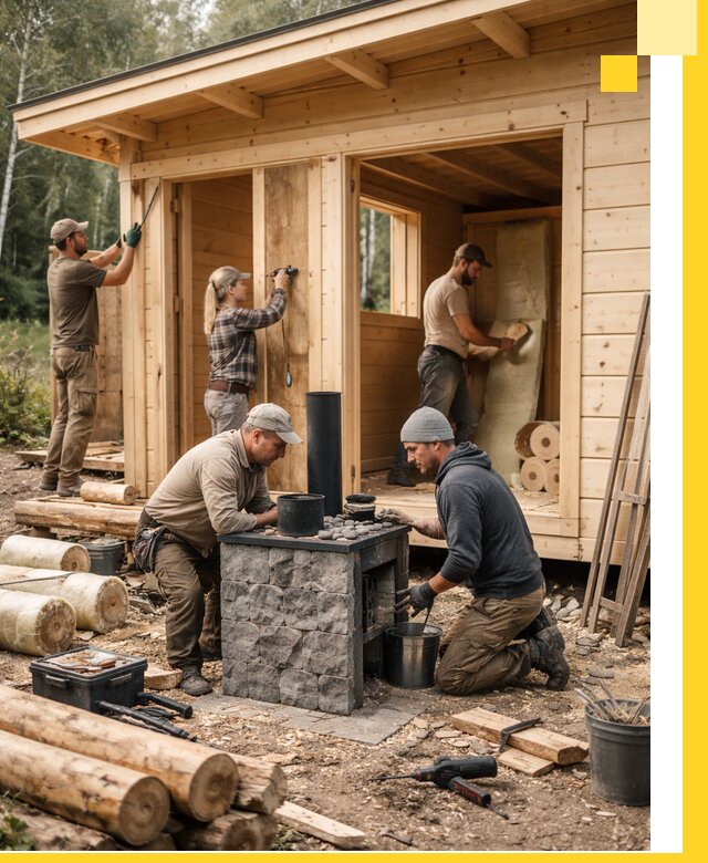 Купить баню под ключ в Ирбите строительство монтаж отделка