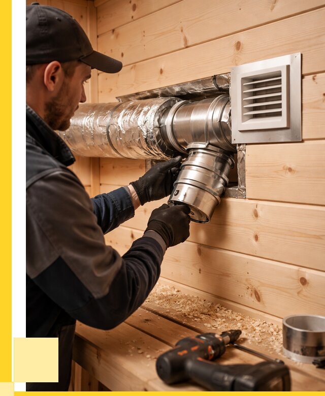 Монтаж вентиляции бани в Ирбите от 13192 р. | ЭриданРбт