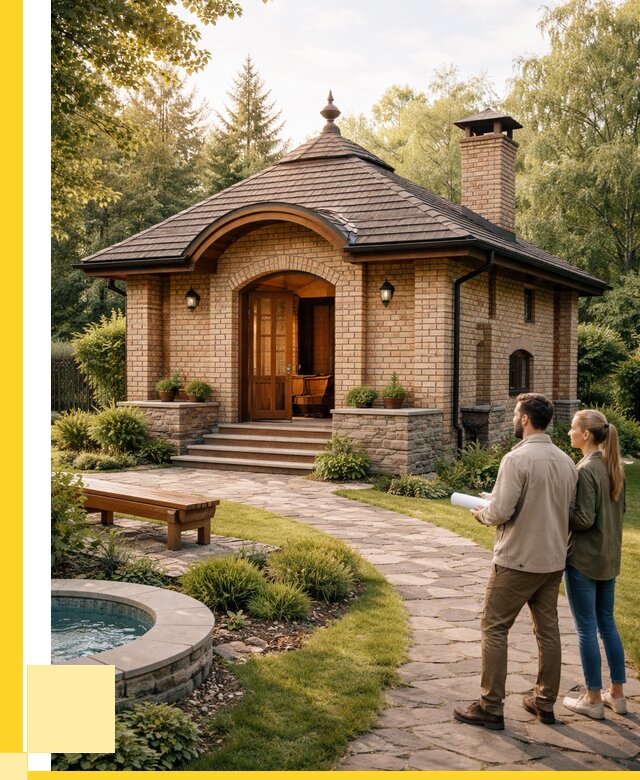 Проект кирпичной бани в Ирбите от 32979 р. | ЭриданРбт