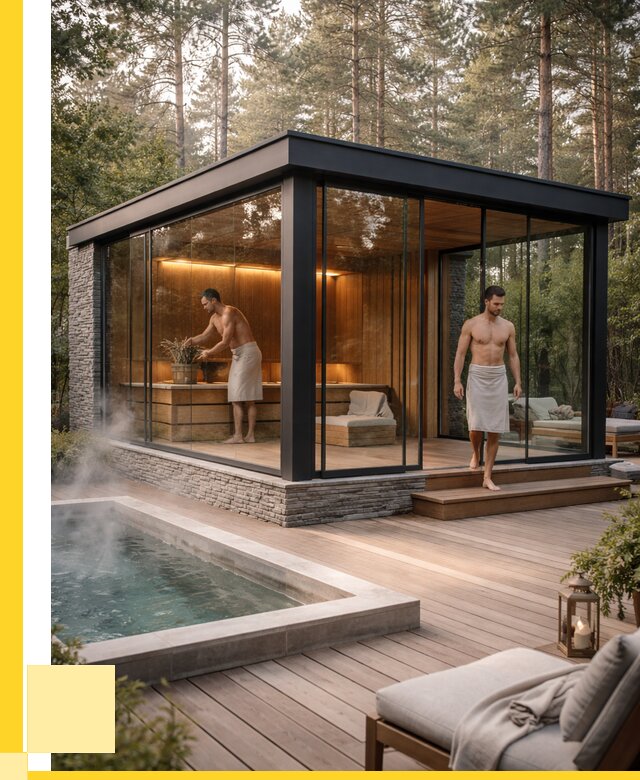 Стеклянные бани и двери в Ирбите от 494685 р. | ЭриданРбт