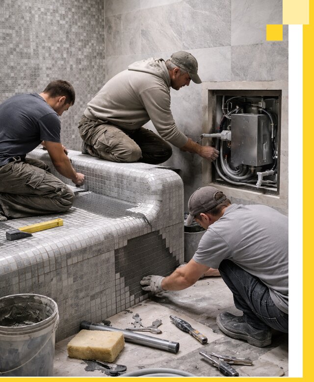 Проекты хамамов под ключ в Ирбите и дизайн и строительство