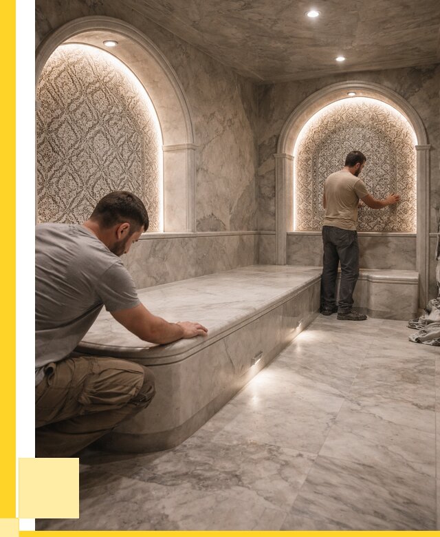 Турецкие бани под ключ в Ирбите от 274825 р. | ЭриданРбт