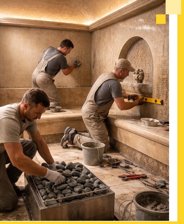 Проектирование и строительство хамама и сауны в Ирбите