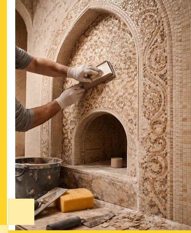 Мозаика для хамама в Ирбите под ключ от 5497 р. | ЭриданРбт